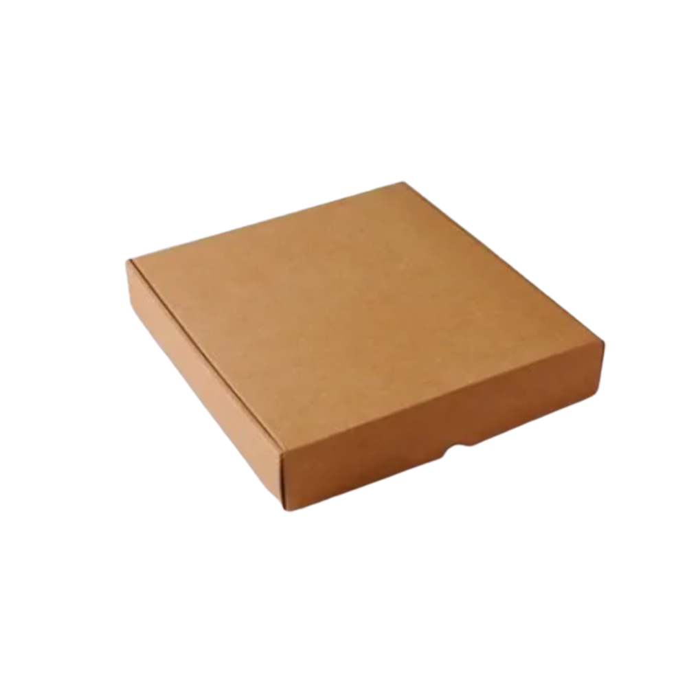 color marrón cajas fuertes de 7 pulgadas 100 cajas de pizza lisas para llevar 